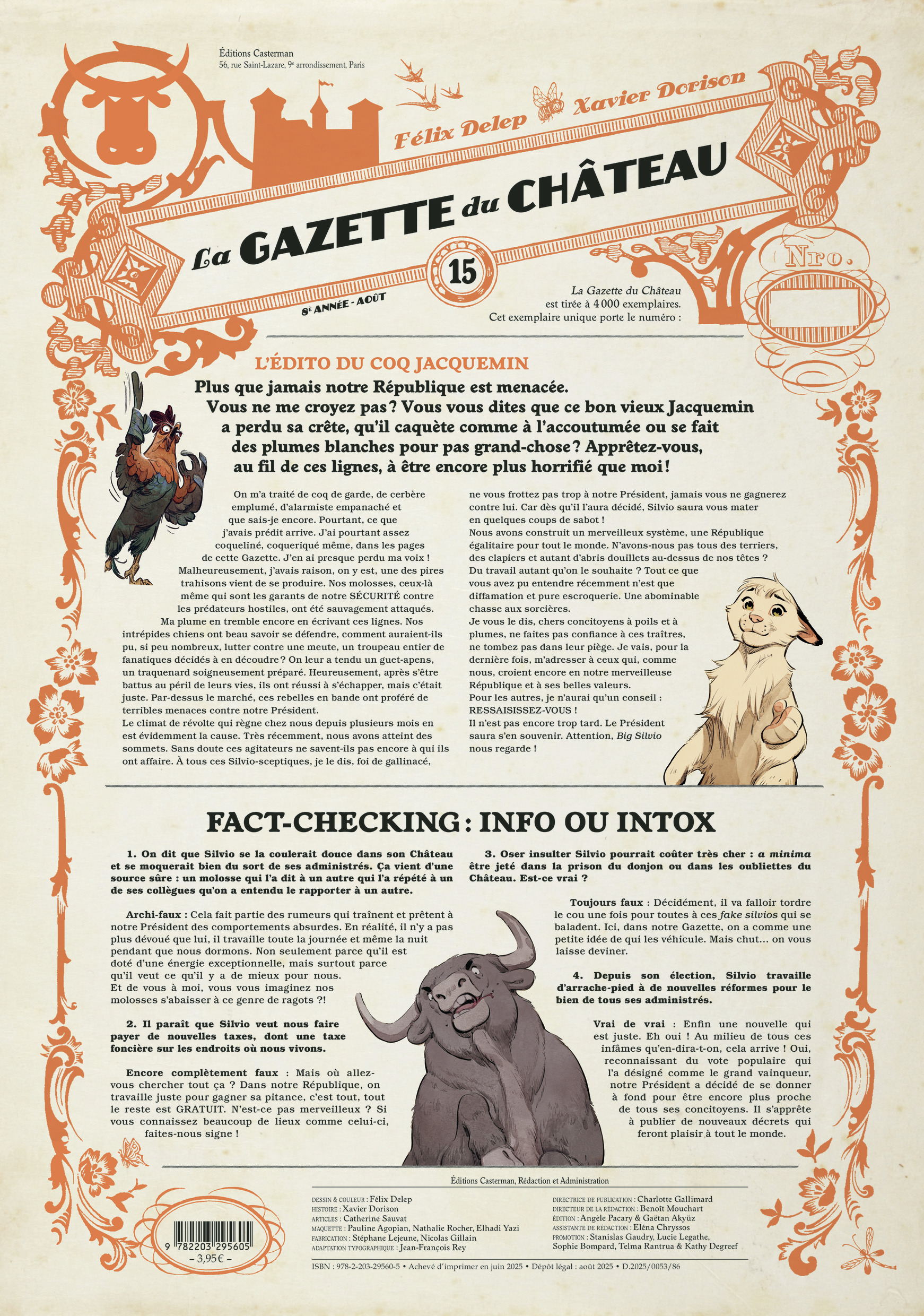 Le Château des animaux - La Gazette du château