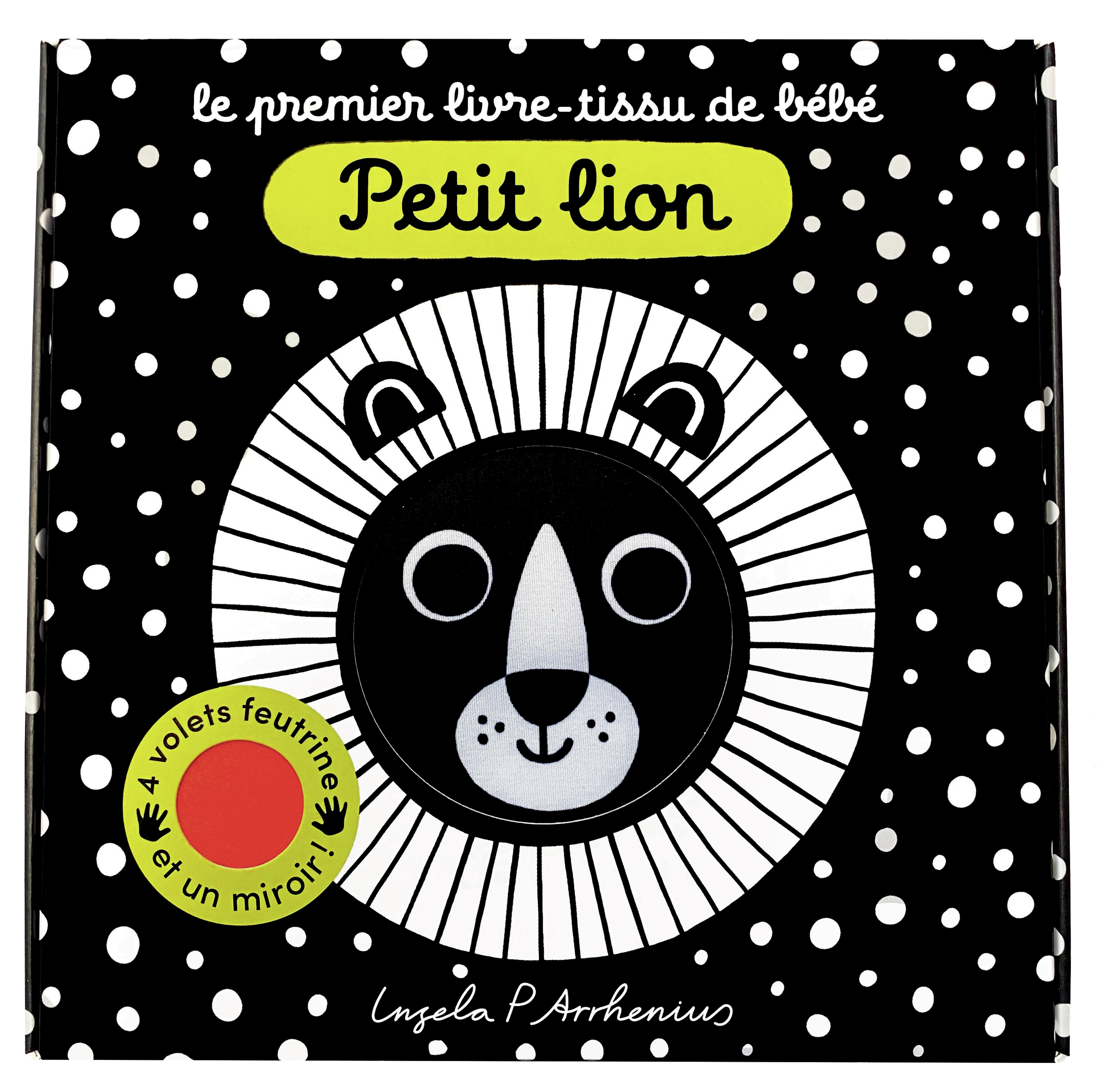 Le Premier Livre Tissu de Bébé - Petit lion