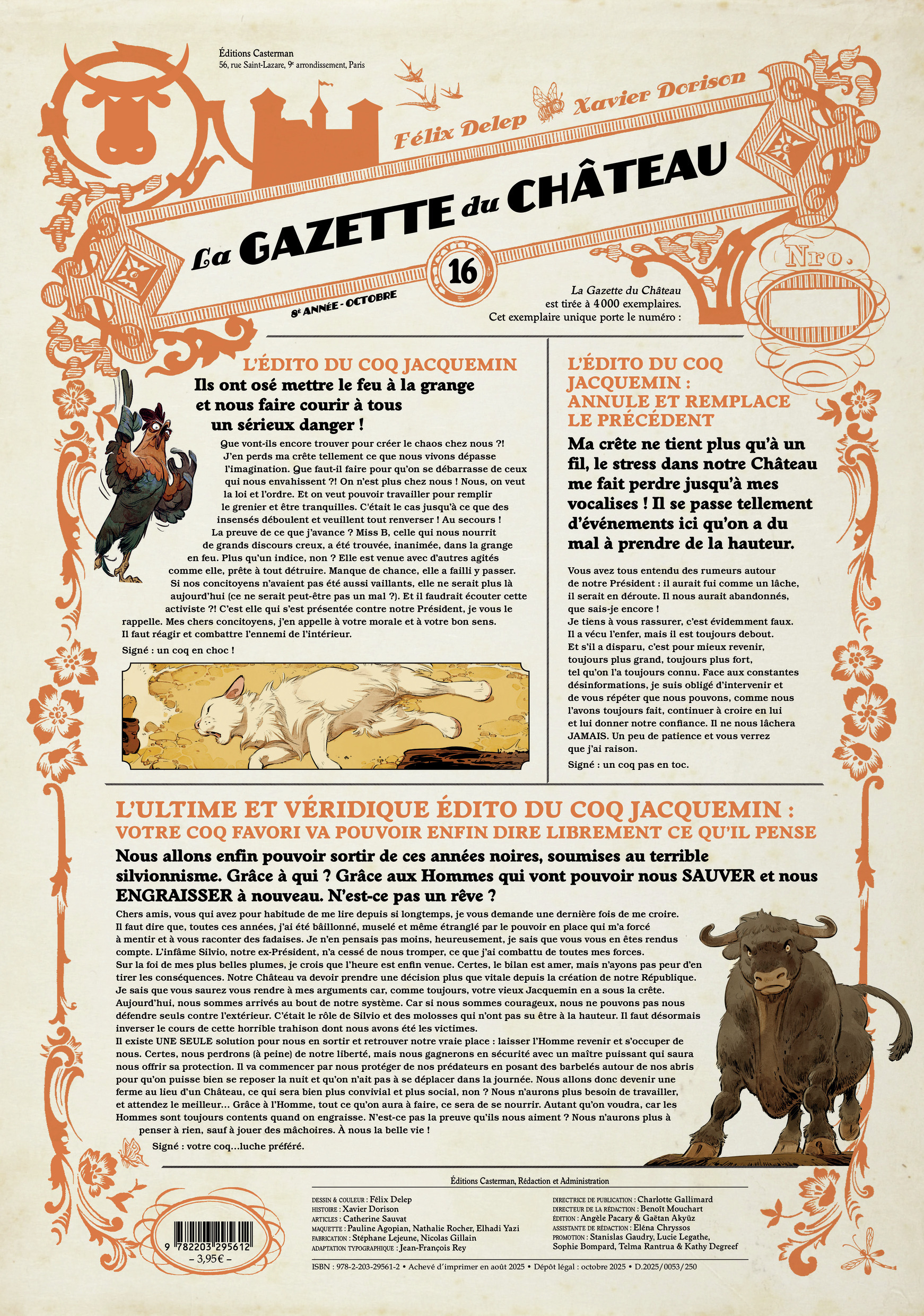 Le Château des animaux - La Gazette du château