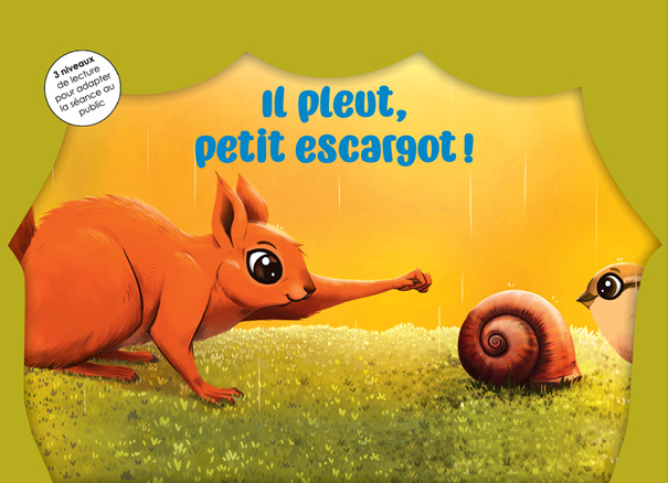 IL PLEUT, PETIT ESCARGOT Version Kamishibaï