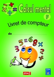 CALCUL MENTAL LIVRET COMPTEUR F (VERT)