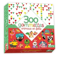 300 gommettes- animaux en folie