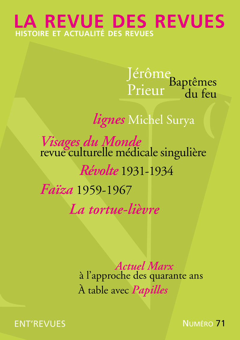 La Revue des revues - N° 71