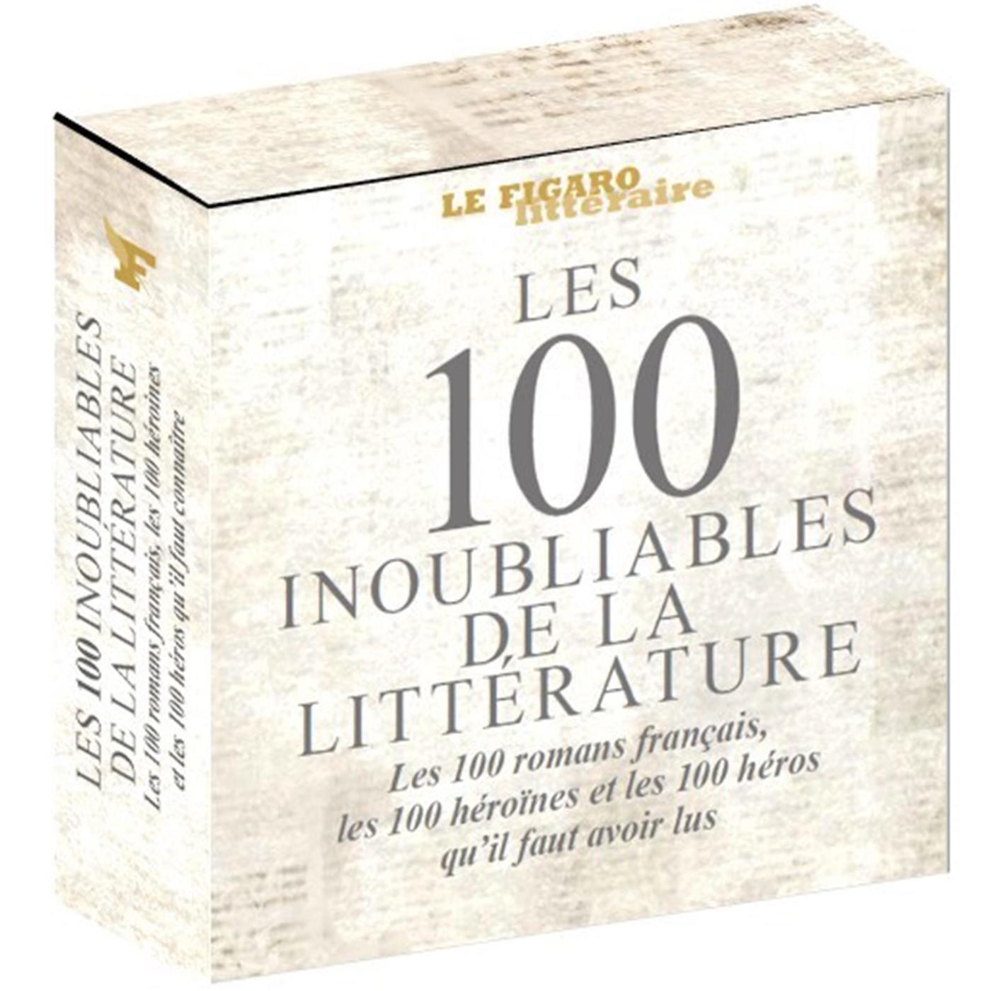 Coffret 3 Guides 100: les 100 inoubliables de la littérature
