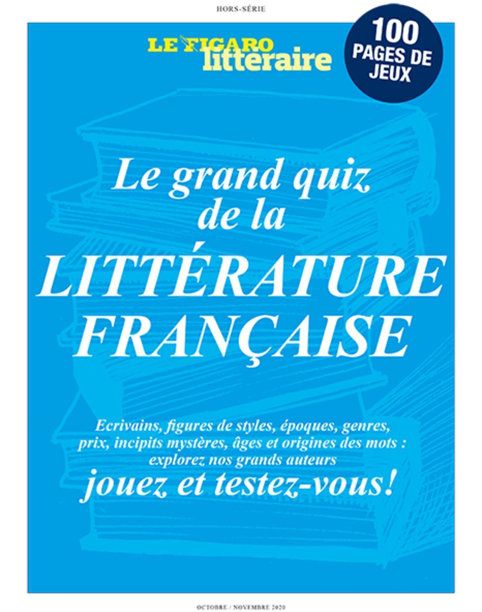 Le grand quiz de la littérature française