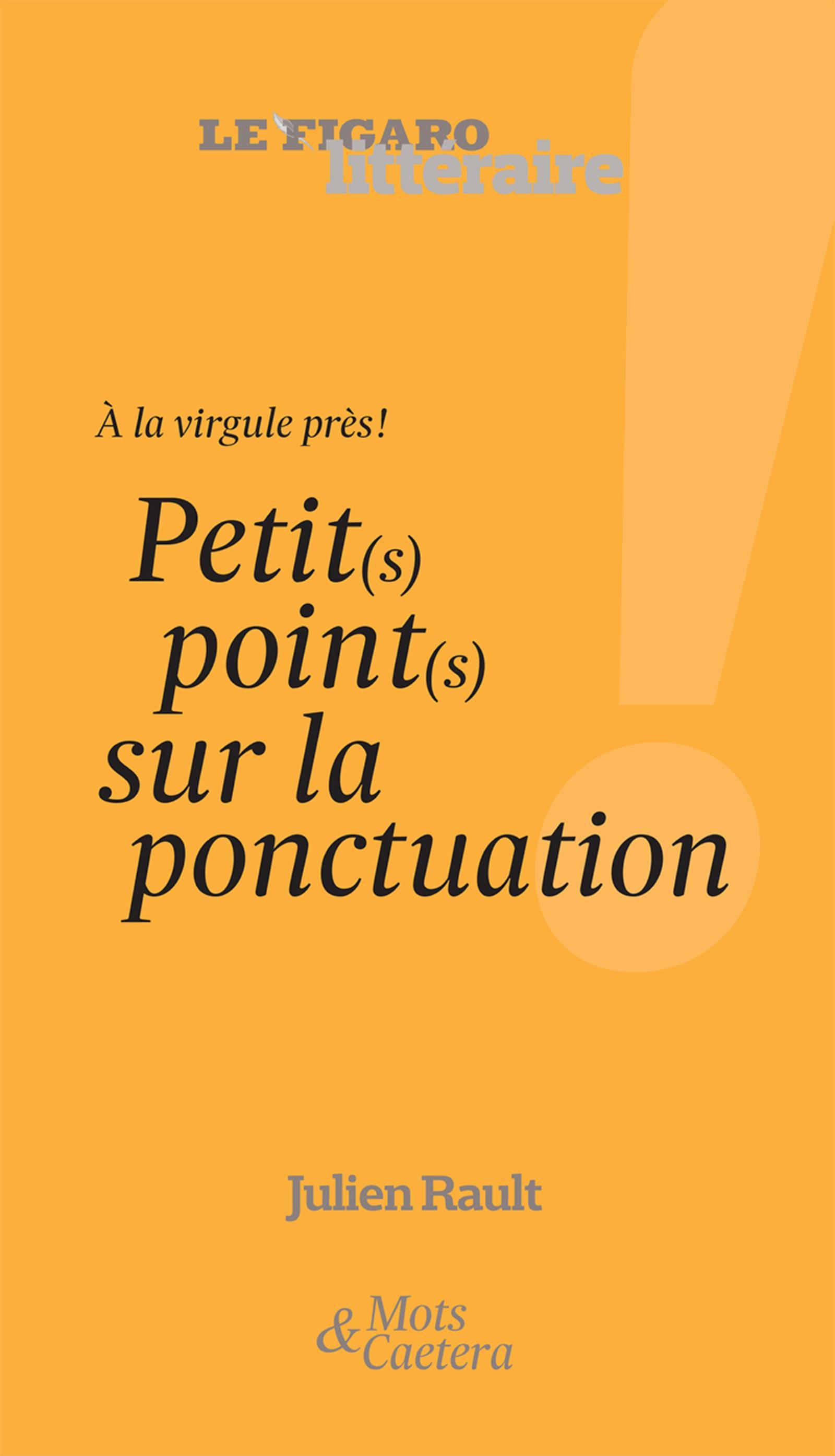 A LA VIRGULE PRES  PETITS POINTS SUR LA PONCTUATION
