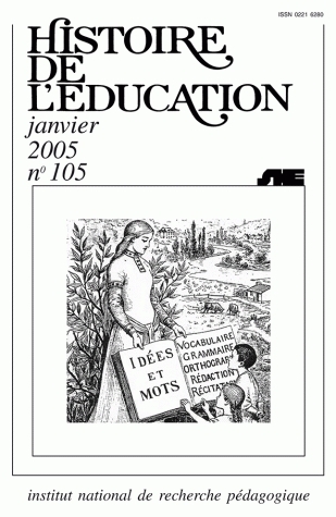HISTOIRE DE L'EDUCATION, N  105/2005