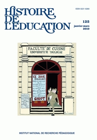 HISTOIRE DE L'EDUCATION, N  125/2010