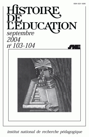 HISTOIRE DE L'EDUCATION, N  103/2005