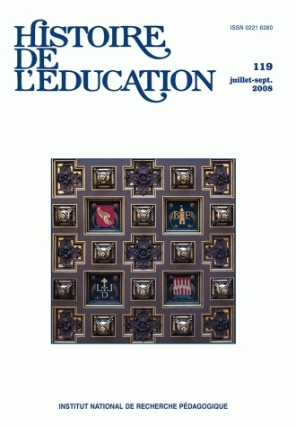 HISTOIRE DE L'EDUCATION, N  119/2008