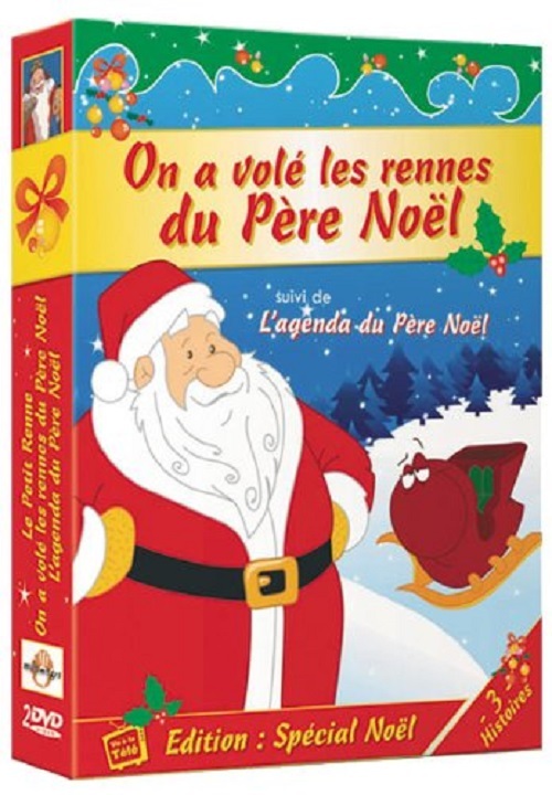 COFFRET SPECIAL NOEL 3 DVD : L'AGENDA DU PERE NOEL + PETIT RENNE + ON A VOLE LES RENNES DU PERE NOEL