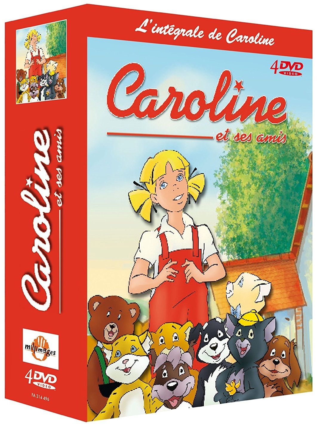 CAROLINE ET SES AMIS - COFFRET 4 DVD : VOL. 1 + VOL. 2 + VOL. 3 + VOL. 4