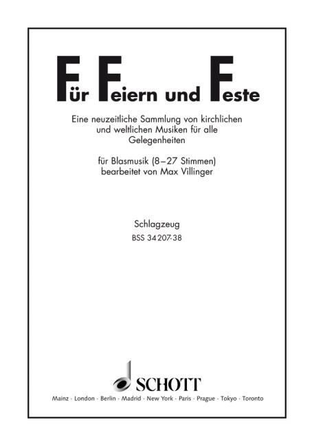 Für Feiern und Feste