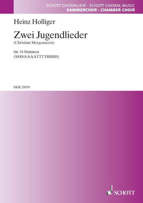 Zwei Jugendlieder (Deux lieder de jeunesse)