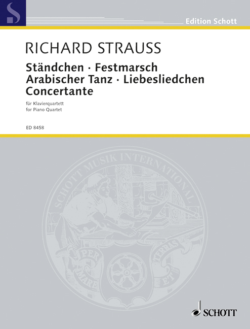 Ständchen · Festmarsch · Arabischer Tanz · Liebesliedchen · Concertante
