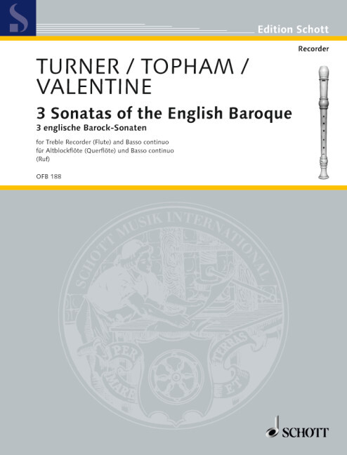 3 Sonatas of the English Baroque