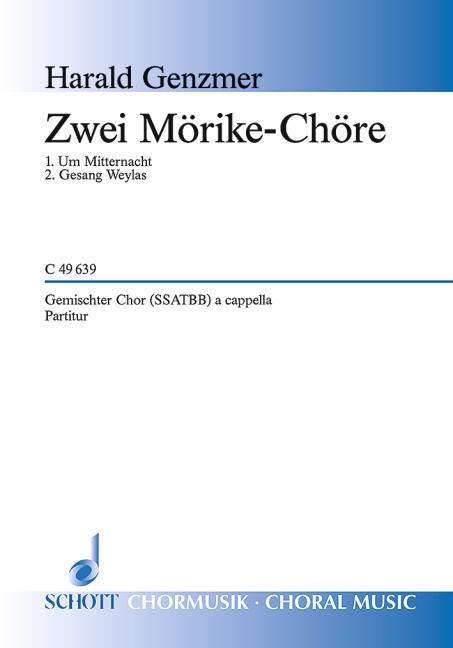 Zwei Mörike-Chöre