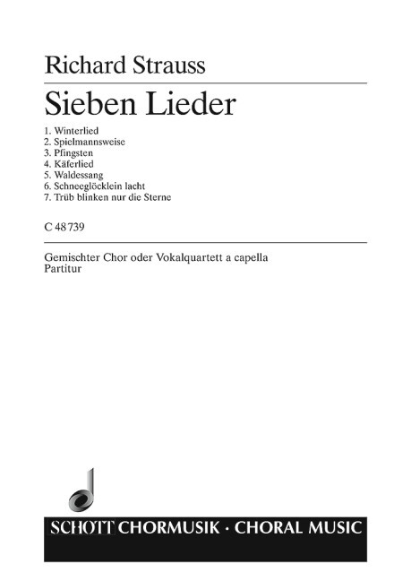 Sieben vierstimmige Lieder