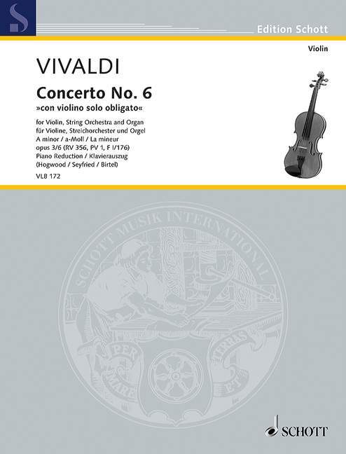 Concerto No. 6 "con violino solo obligato" La mineur