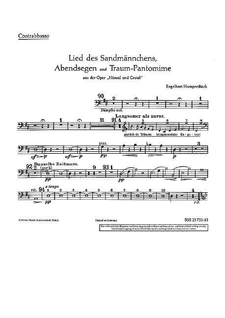 Lied des Sandmännchens