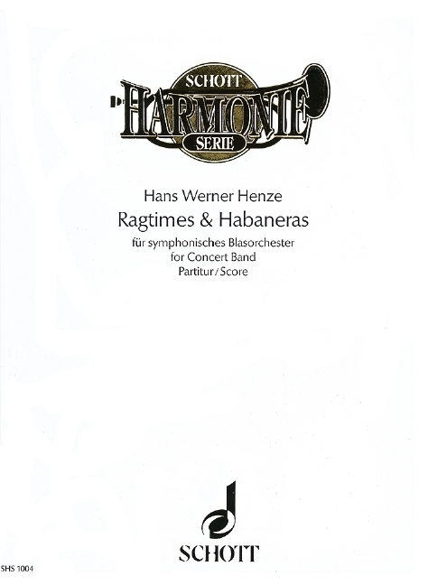 RAGTIMES & HABANERAS  CONCERT BAND/HARMONIE/FANFARE