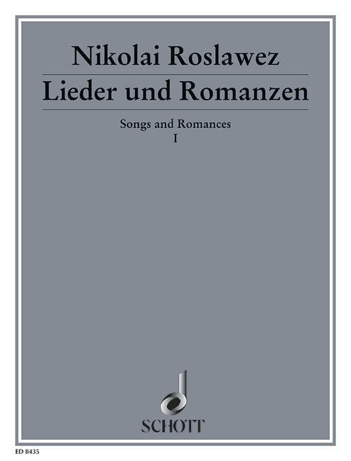 LIEDER UND ROMANZEN BAND 1 CHANT