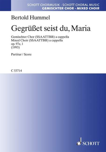 Gegruesset seist du, Maria