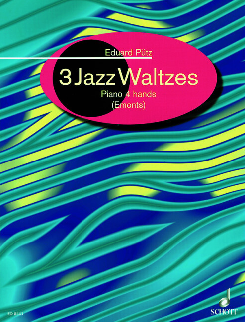 EDUARD PUTZ : 3 JAZZ WALTZES - PIANO 4 HANDS