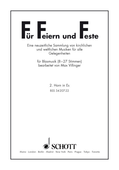 Für Feiern und Feste