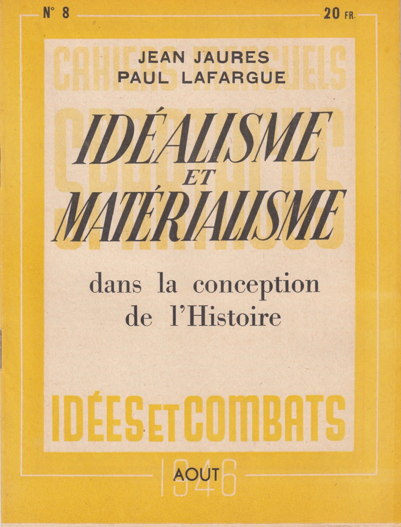 Idéalisme et matérialisme