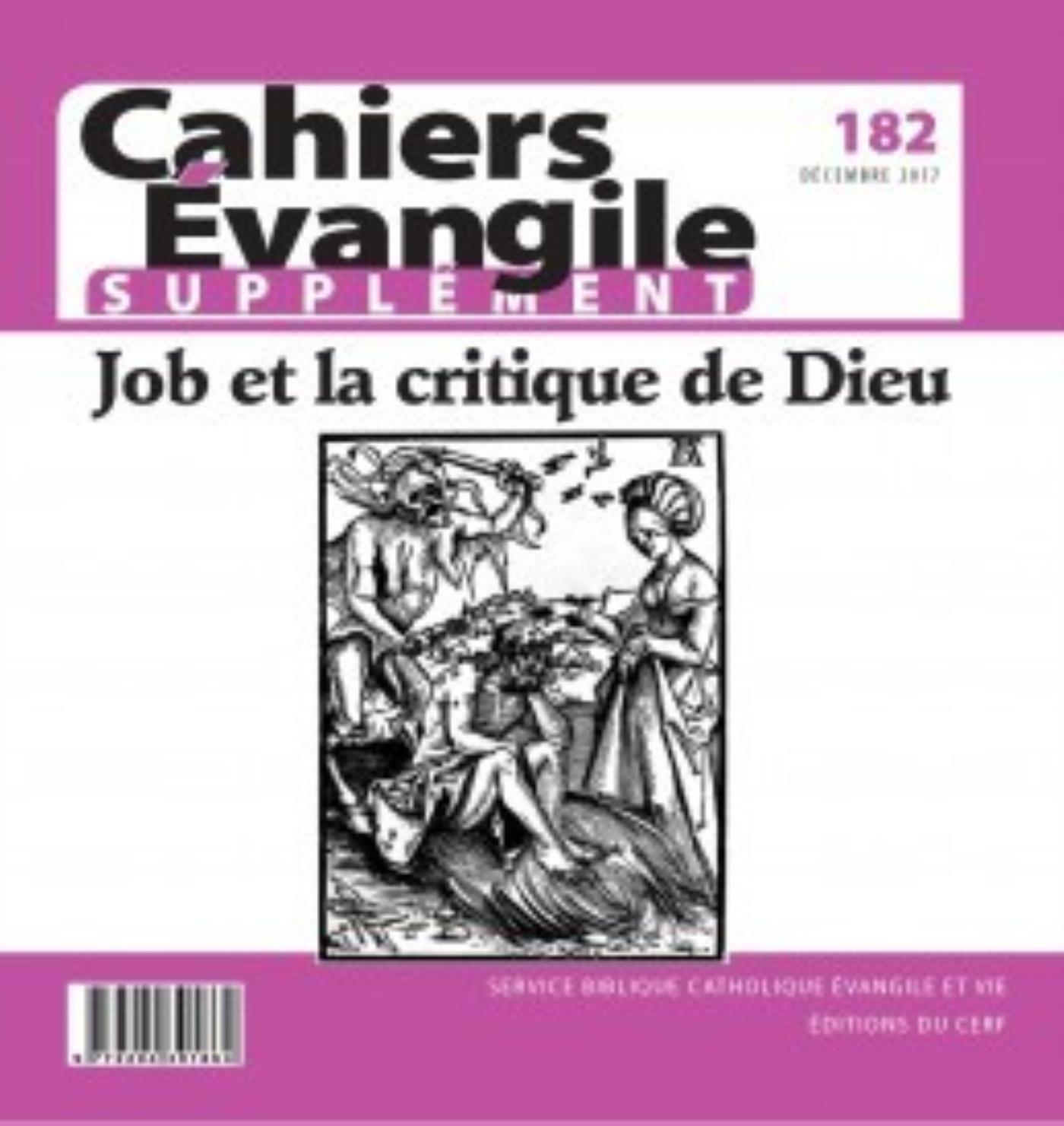 SCE-182 JOB ET LA CRITIQUE DE DIEU