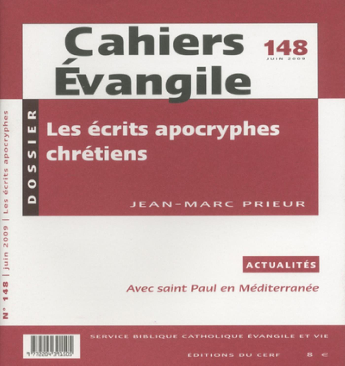 CE-148. LES ÉCRITS APOCRYPHES CHRÉTIENS
