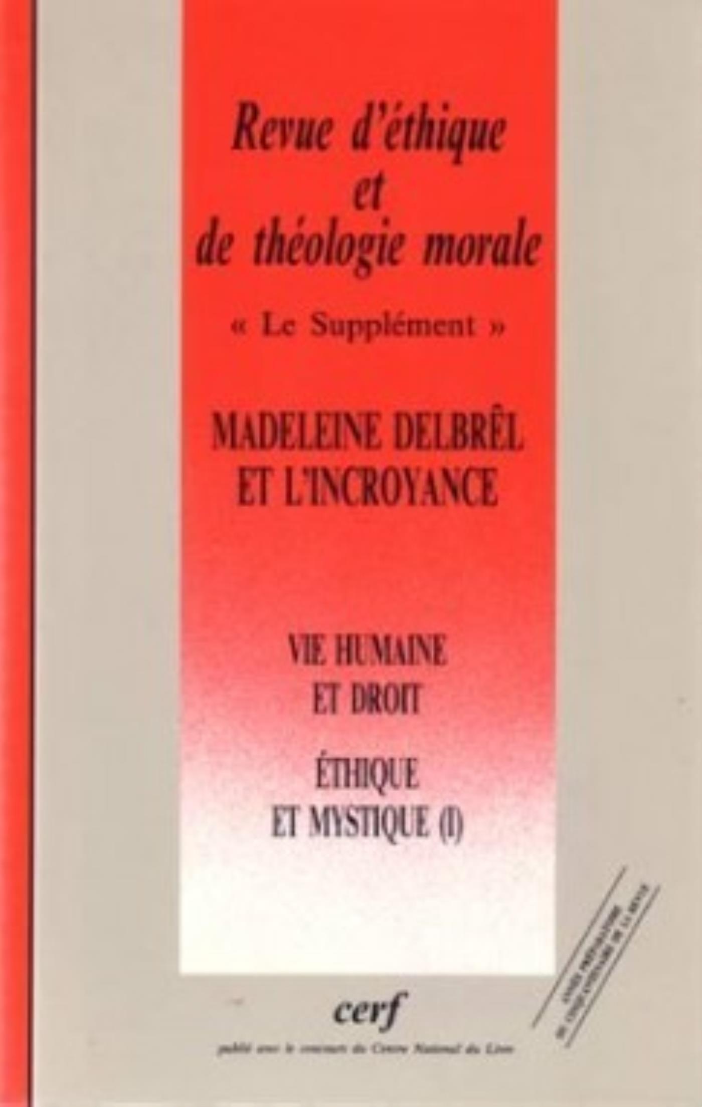 REVUE D'ÉTHIQUE ET DE THÉOLOGIE MORALE 198
