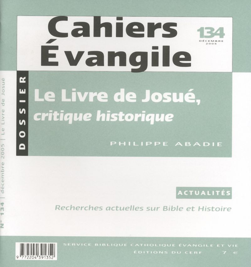 CE-134. LE LIVRE DE JOSUÉ