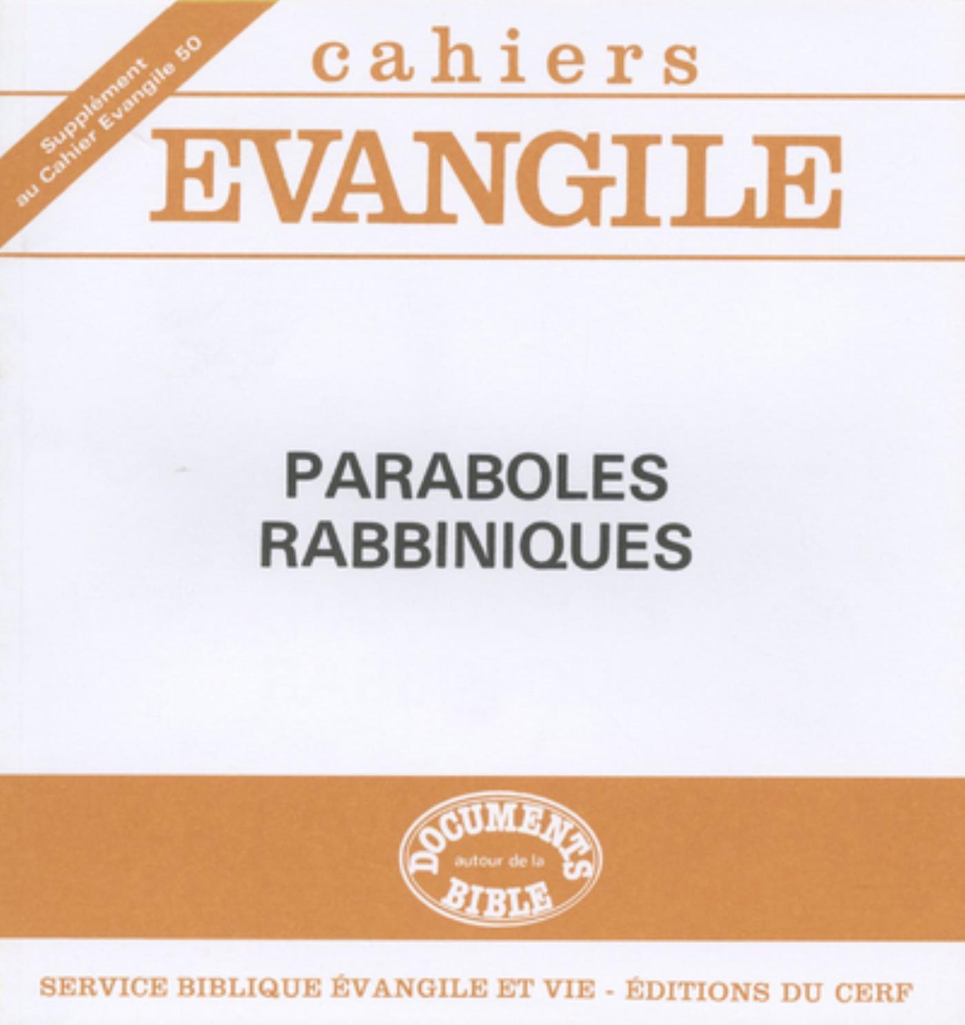 SCE-50 PARABOLES RABBINIQUES