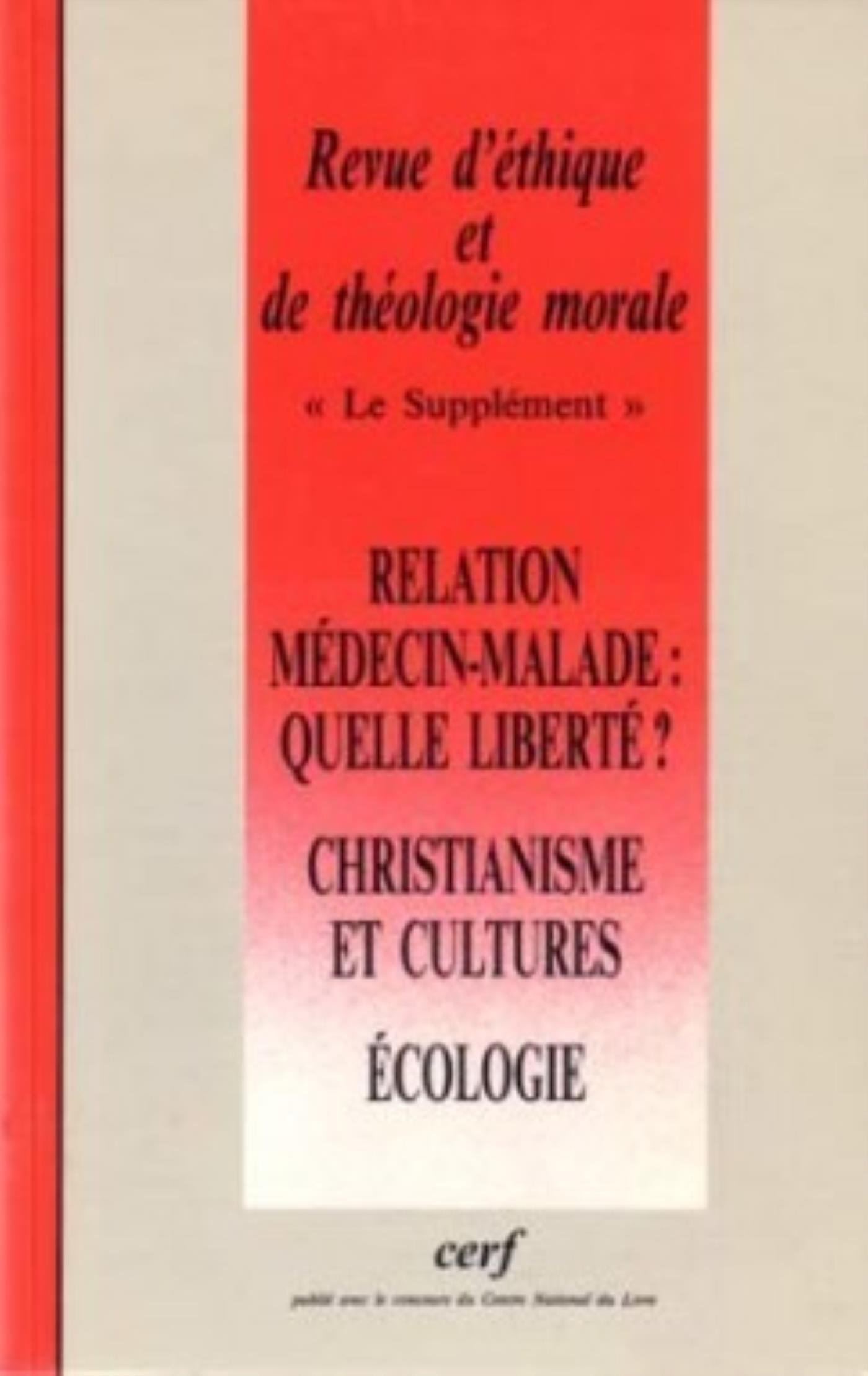 REVUE D'ÉTHIQUE ET DE THÉOLOGIE MORALE 192