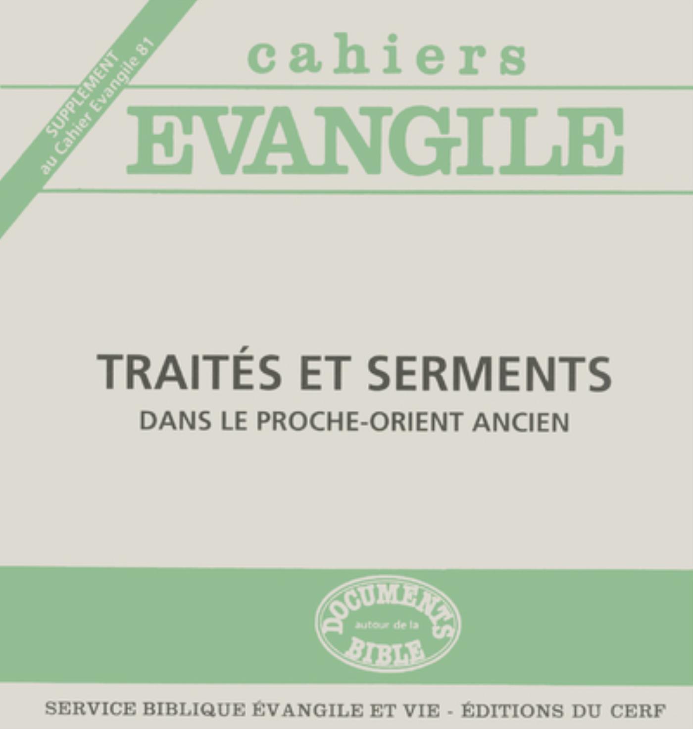 SCE-81 TRAITÉS ET SERMENTS