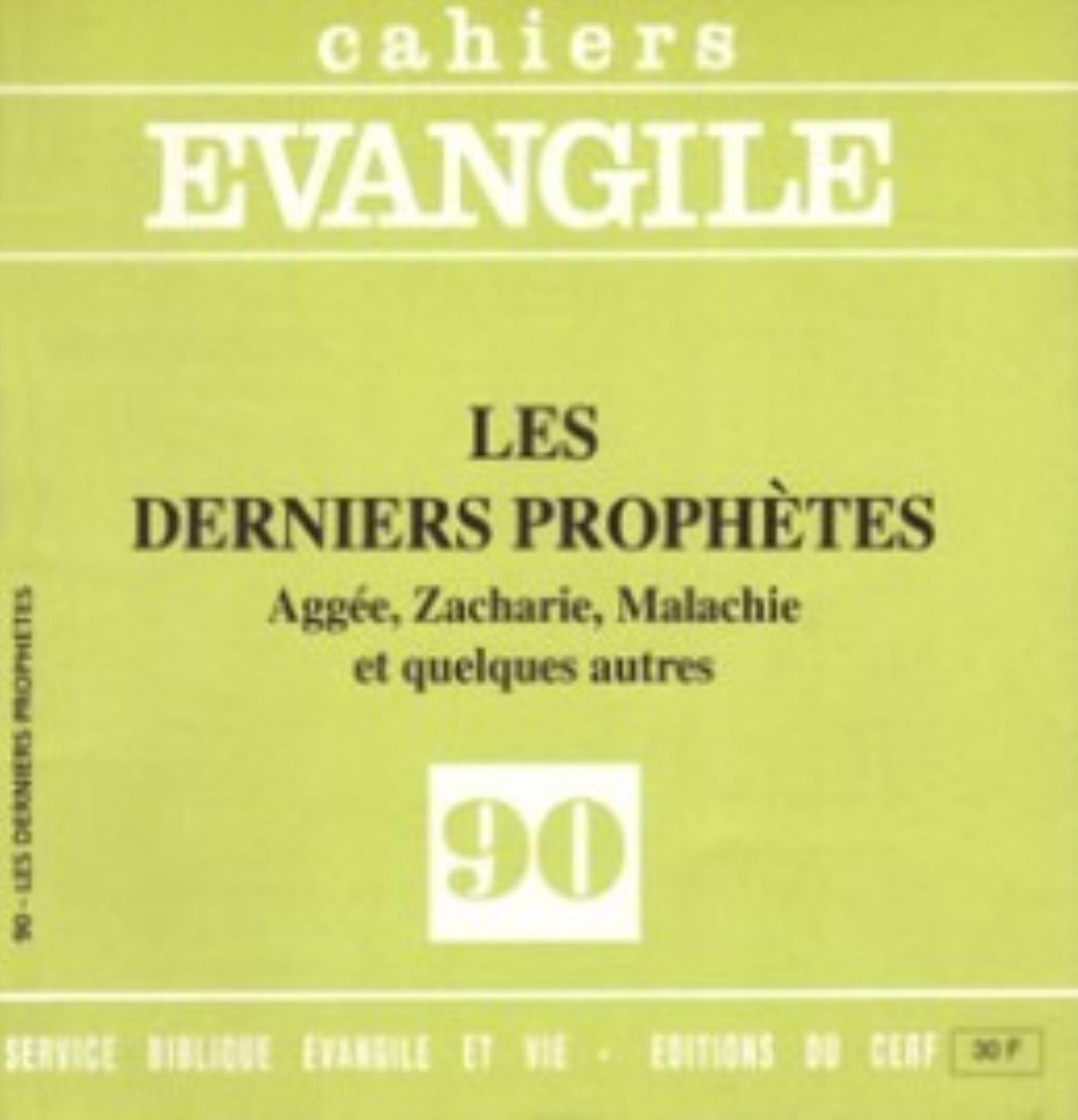 CE-90. LES DERNIERS PROPHÈTES