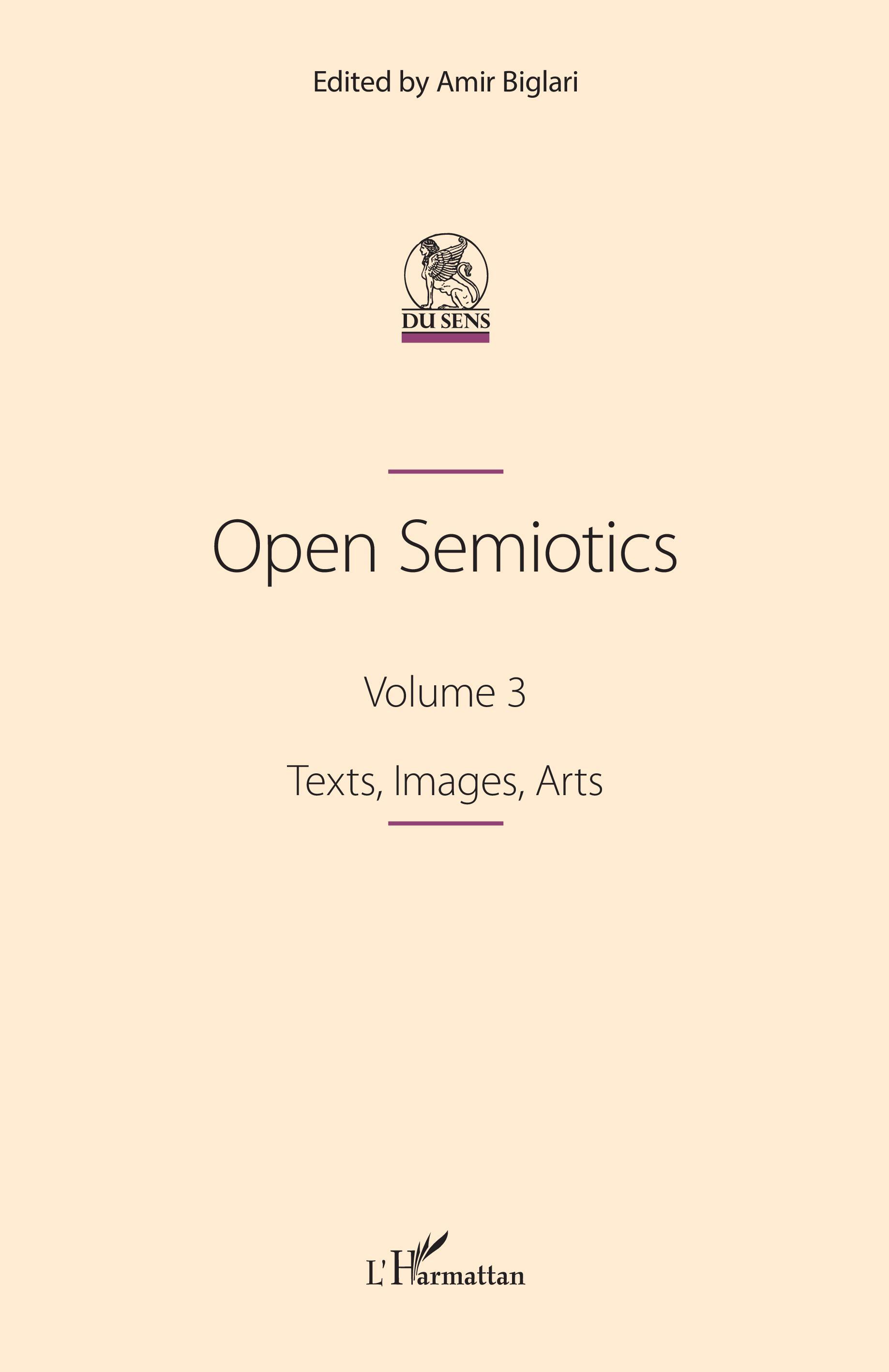 Open Semiotics. Volume 3