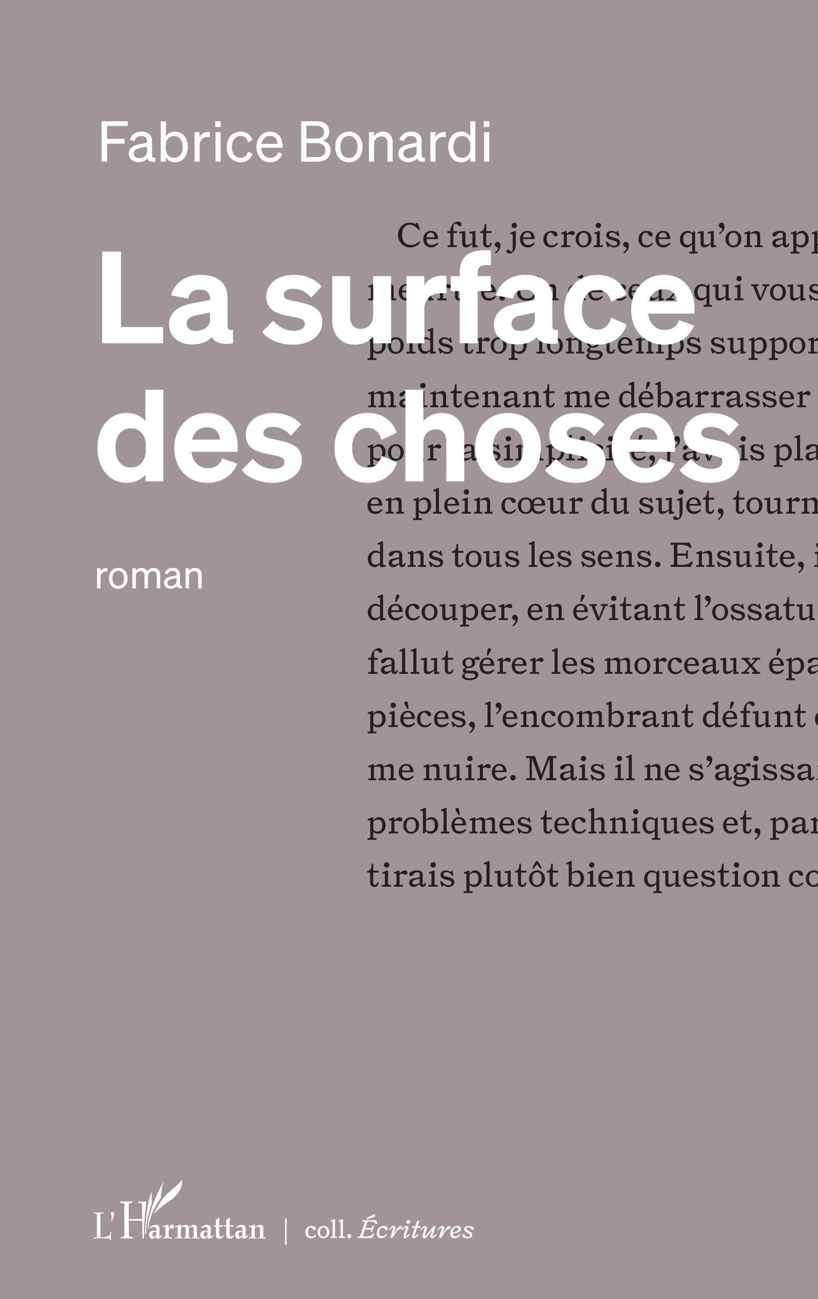 La surface des choses