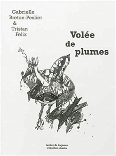 Volee de plumes, duo de 36 dessins a la plume et a l'encre de chine