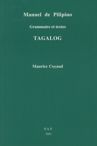 Manuel de pilipino - grammaire et textes tagalog