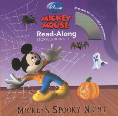 Mickey's Spooky Night Read-Along Storybook and CD