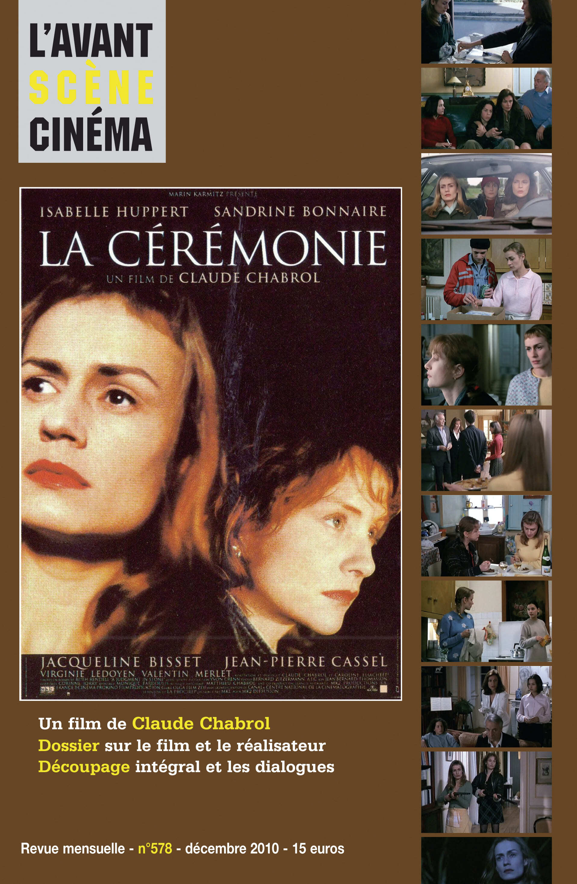 L'Avant Scène cinéma n°578 : La Cérémonie - Décembre 2010
