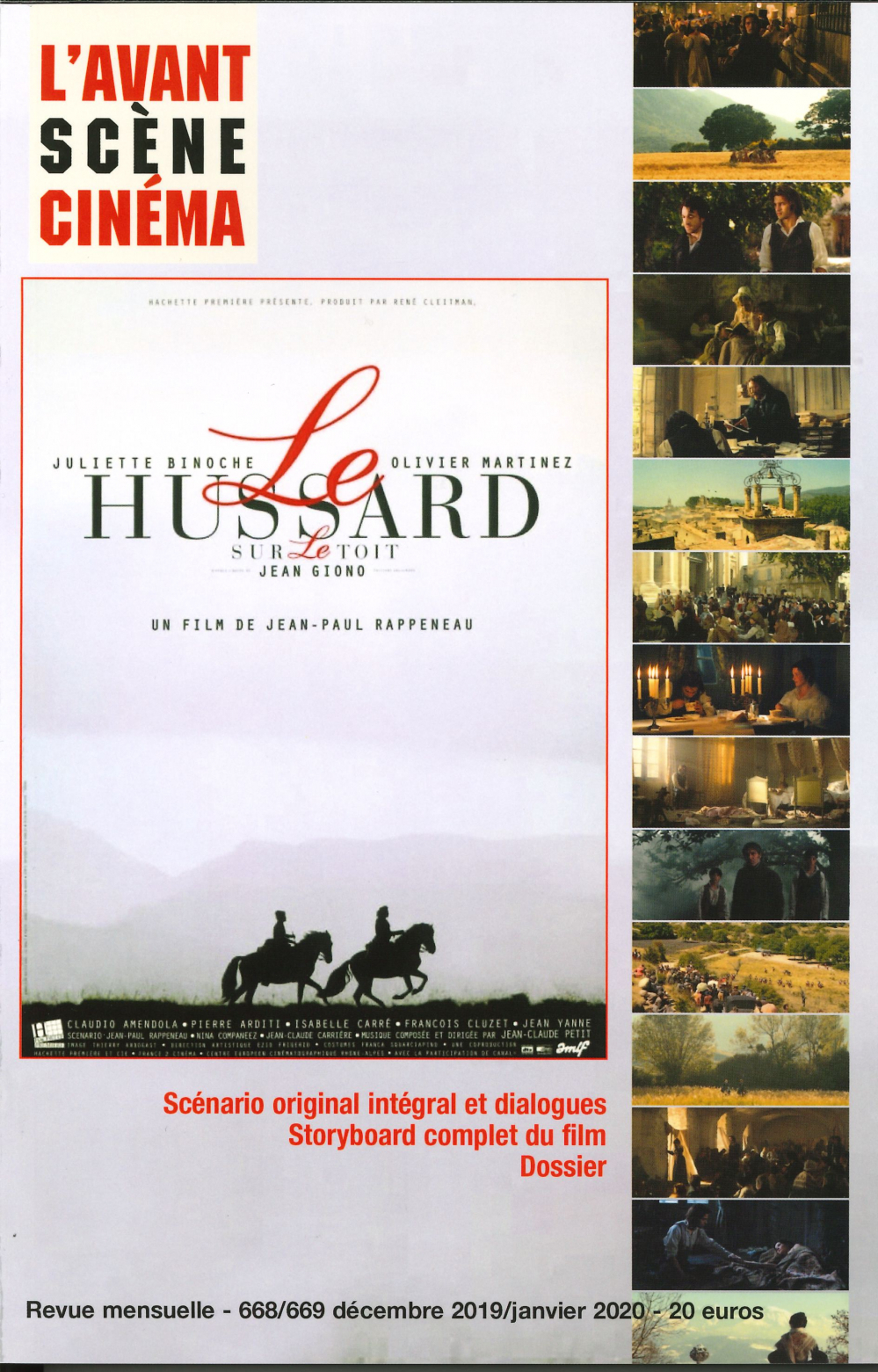 L'Avant-Scène Cinéma N°668/669 Le Hussard sur le toit - décembre 2019