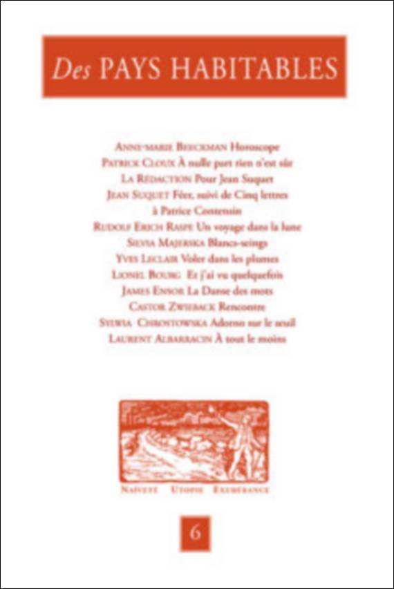 Des PAYS HABITABLES N°6