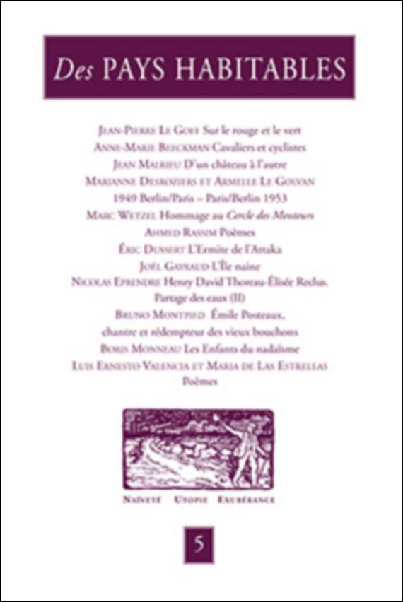 Des PAYS HABITABLES N°5