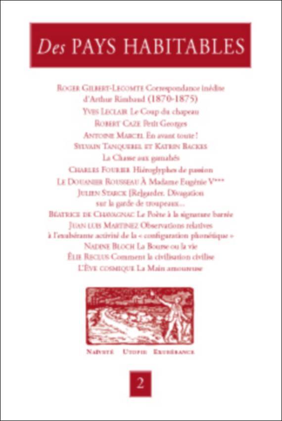 Des PAYS HABITABLES N° 2 OCTOBRE 2020
