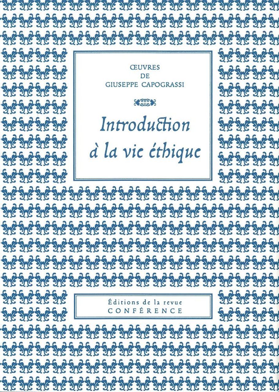 Introduction à la vie éthique
