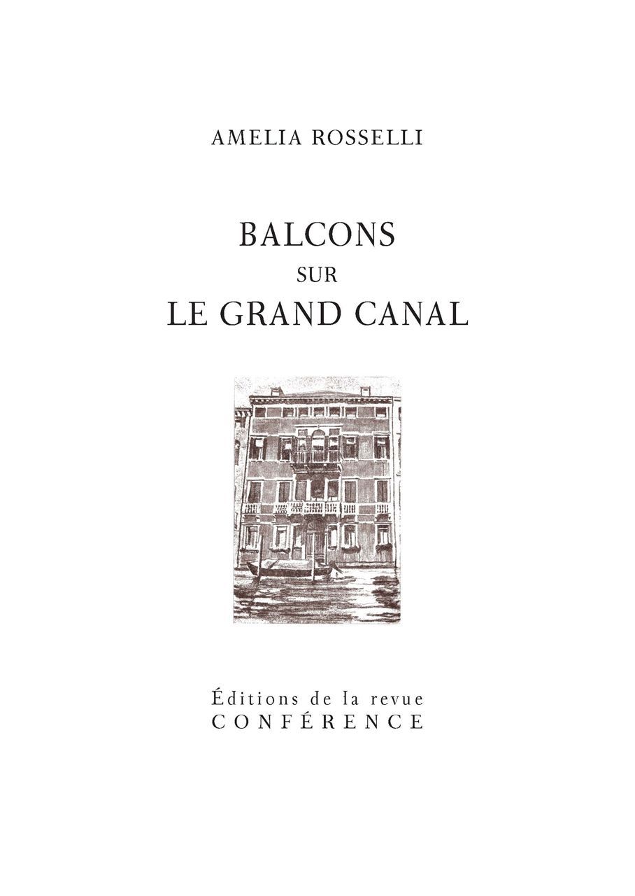 Balcons sur le grand canal